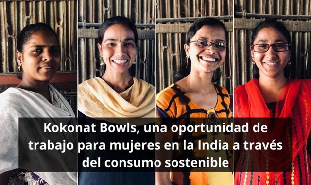 Sonali, Asha, Shabnam y Varsha en una imagen proporcionada p