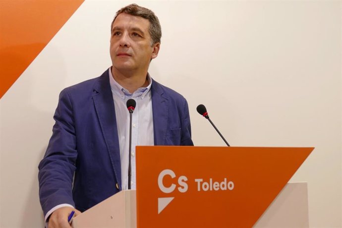 El portavoz de Cs en el Ayuntamiento de Toledo, Esteban Paños.