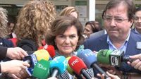 Carmen Calvo defiende que el PSOE no se ha movido "nunca" de su apuesta por avanzar hacia un estado federal