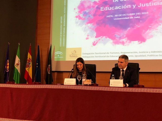 Inauguración de las  jornadas 'Educación y justicia'.