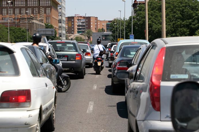 Atasco en Sevilla capital