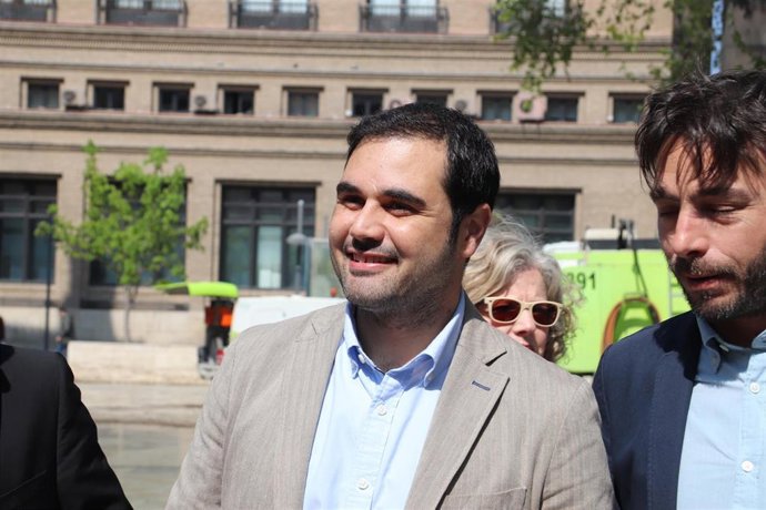 El candidato de Cs al Congreso por Zaragoza, Rodrigo Gómez.