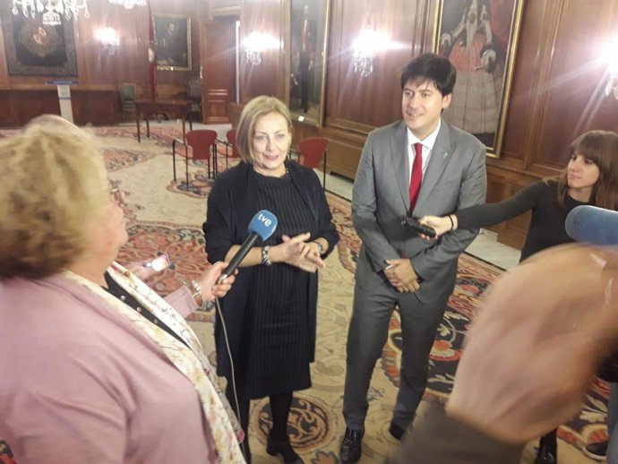 Mariví Monteserín y Borja Sánchez.