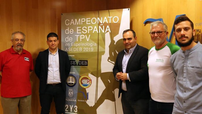 Presentación del campeonato de España de Técnica de Progresión Vertical en Espeleología