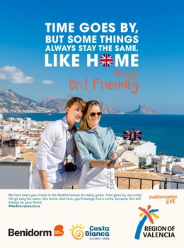 Campaña de promoción turística ante el Brexit.