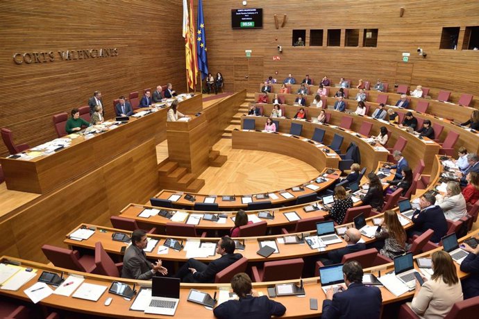 Pleno de les Corts Valencianes