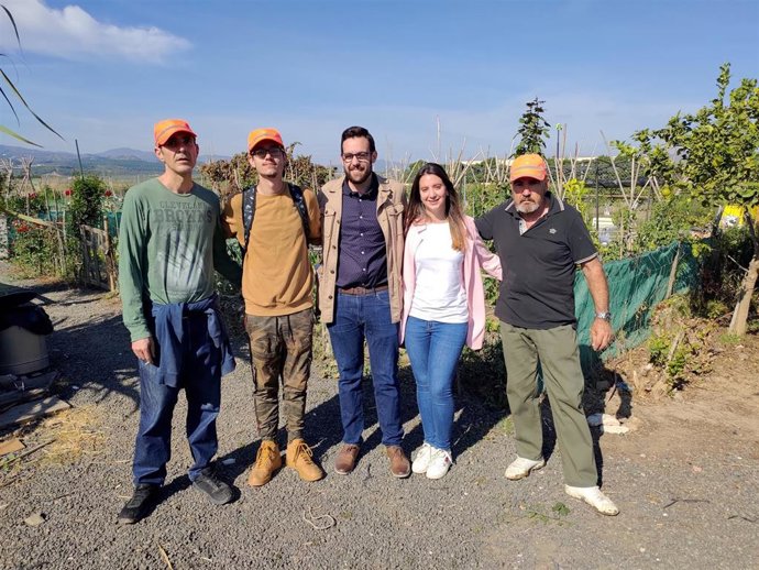 Actividad de huertos ecológicos para usuarios del centro de drogodependencias de Vélez-Málaga