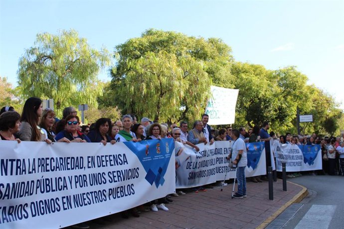 Protesta sanitaria en Osuna
