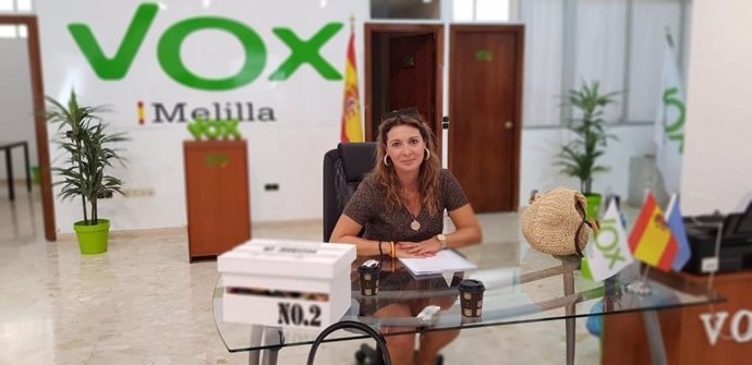 La candidata de Vox al Senado por Melilla Cristina Irurre