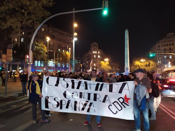 La concentración de los CDR en Barcelona