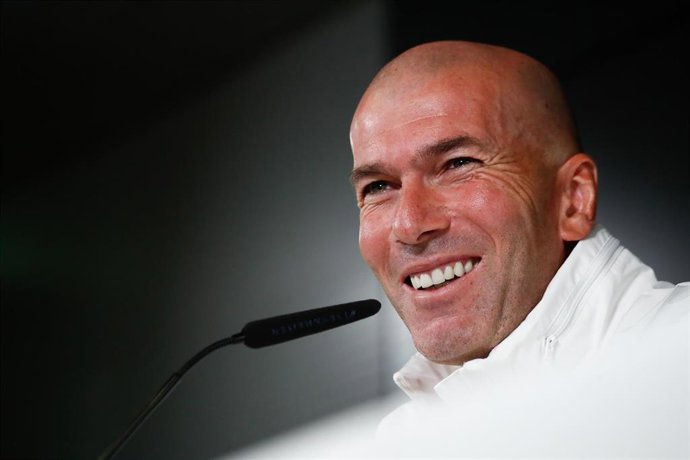 Zinedine Zidane, técnico del Real Madrid
