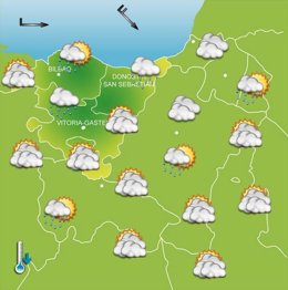 Previsiones meteorológicas para el 31 de octubre.