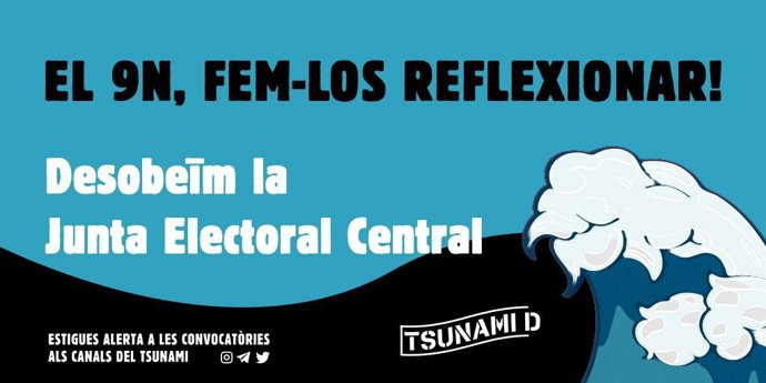 Cartel de Tsunami Democrtic