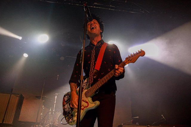 El cantante de Green Day, Billie Joe Armstrong, durante un concierto en la sala La Riviera de Madrid el 30 de octubre de 2019.