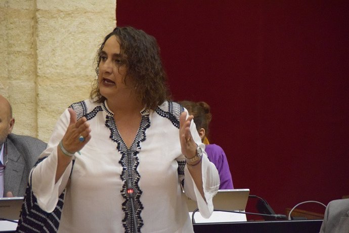 Ángela Aguilera, parlamentaria de Adelante Andalucía por Cádiz