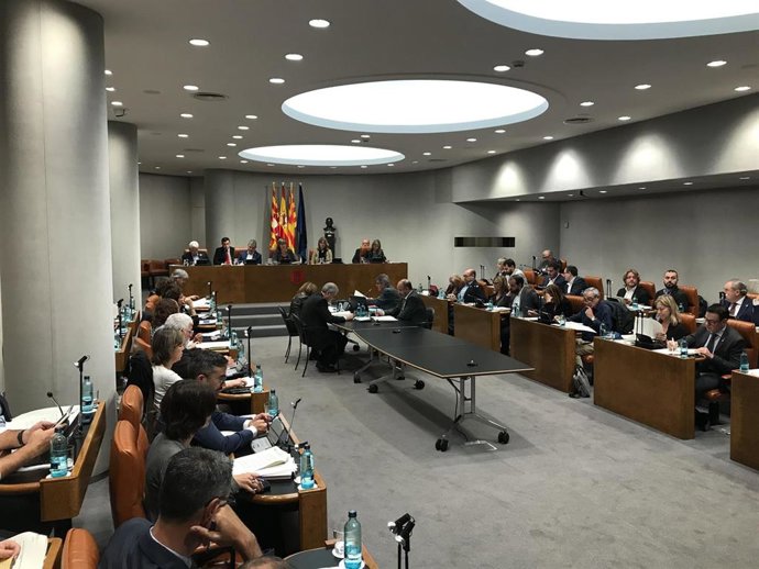Pleno de la Diputación de Barcelona