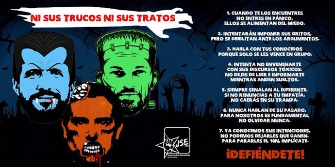 Campaña de las Juventudes Socialistas de España para el 10 de noviembre