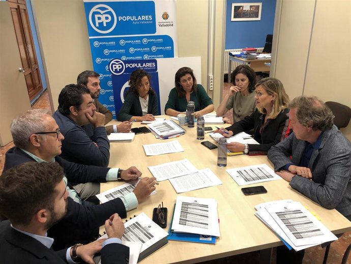 Concejales del Grupo Municipal Popular en el Ayuntamiento de Valladolid.