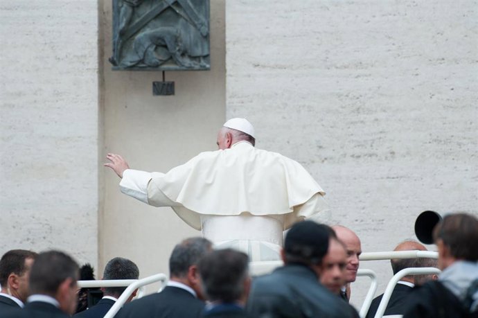 October 30, 2019 - Vatican: Pope Francis leads his weekly general audience in Saint Peter's Square, at the Vatican. (Massimigliano Migliorato/CPP/Contacto)