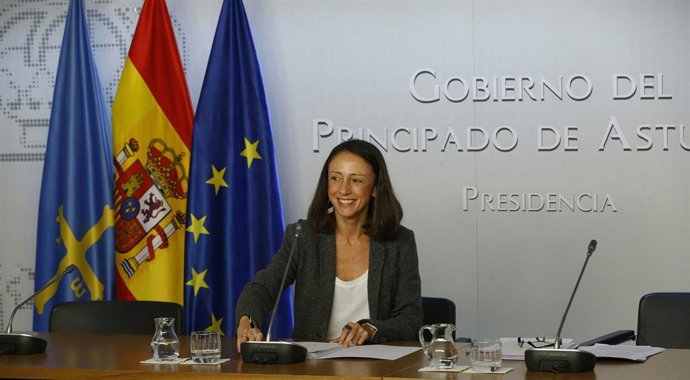 La portavoz del Gobierno y consejera de Derechos Sociales y Bienestar, Melania Álvarez