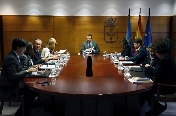 Reunión del Consejo de Gobierno del Principado de Asturias