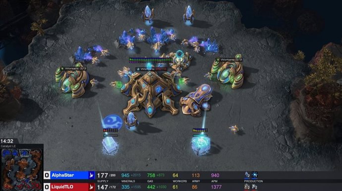 El sistema de IA AlphaStar derrota a los mejores jugadores de StarCraft II alcan