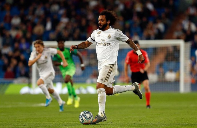 Marcelo Vieira, en un partido con el Real Madrid.