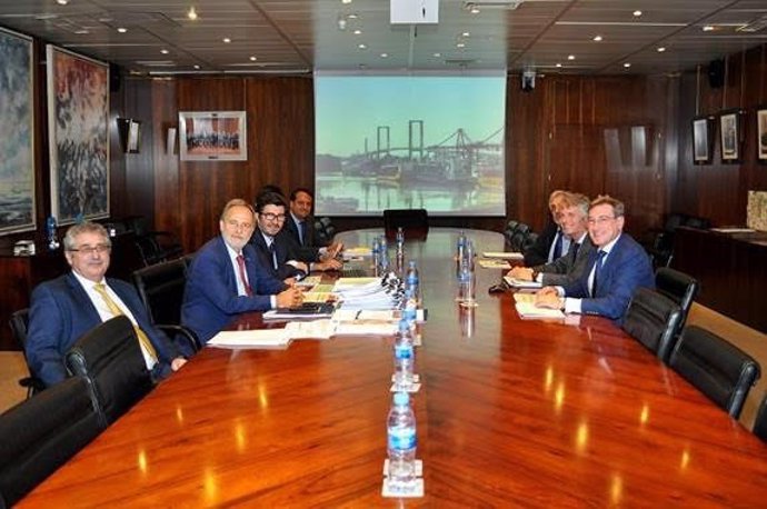 Reunión entre Puertos del Estado y la Autoridad Portuaria de Sevilla