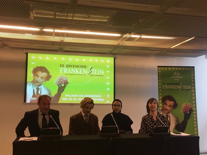 Rueda de prensa 'El Jovencito Frankenstein' en el Palacio de Congresos de Zaragoza