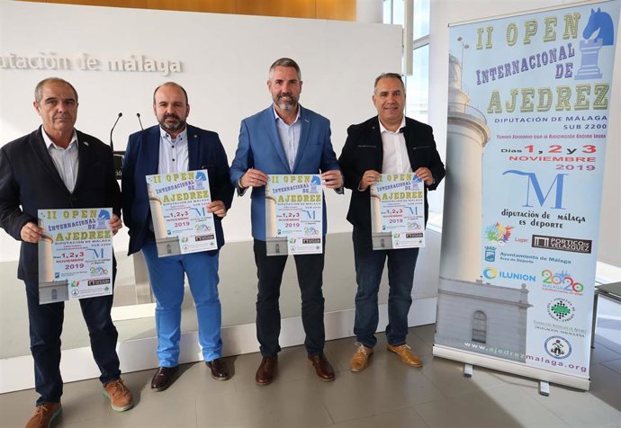 Juan Carlos Maldonado presenta el II Open Internacional de Ajedrez de la Diputación de Málaga