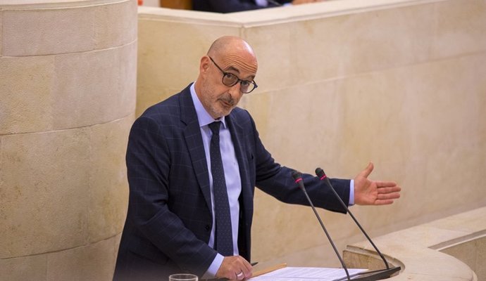 Félix Álvarez, portavoz de Cs Cantabria y diputado, en el Parlamento