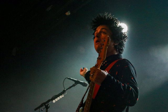 El cantante de Green Day, Billie Joe Armstrong, durante un concierto en la sala La Riviera de Madrid el 30 de octubre de 2019.