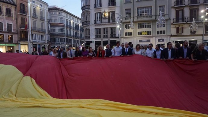 Bendodo, Montesinos y De la Torre en el incio de campaña del PP de Málaga para las elecciones generales