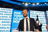 Casado pide aglutinar el voto en la "casilla" del PP porque Sánchez es "sinónimo de bloqueo" y "traiciona a todos"