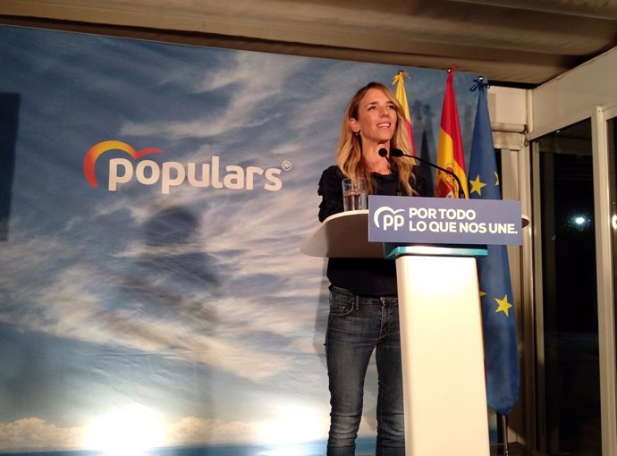 La candidata del PP a les eleccions generals per Barcelona, Cayetana Álvarez de Toledo, a l'acte d'inici de campanya del 10N