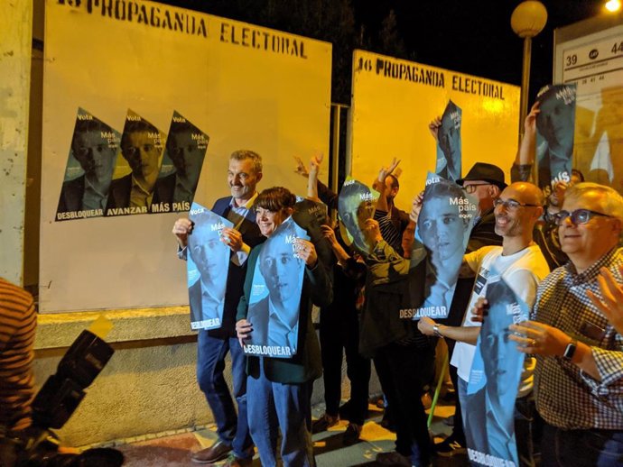 Candidatos 'Más País Equo' por Murcia en noviembre de 2019