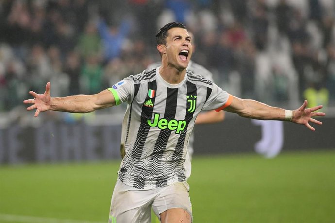 Cristiano Ronaldo celebra un gol con la Juventus.