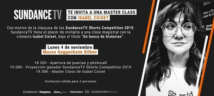 Imagen de la directora de cine Isabel Coixet que calurusa el Festival Sundance TV Shorts 2019 en el Museo Guggenheim
