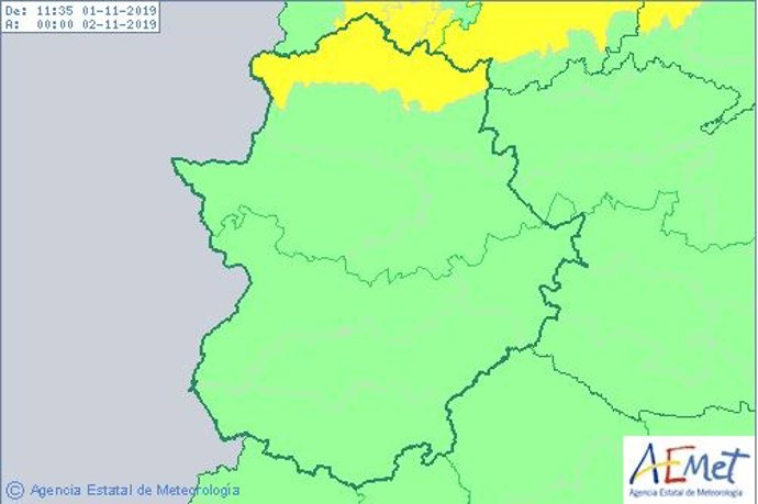 Aviso por lluvias y vientos