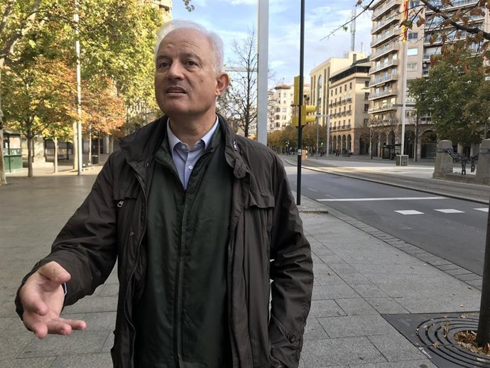 El cabeza de lista del PP Zaragoza al Congreso, Eloy Suárez.