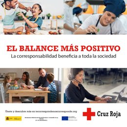 Cartel de la campaña 'El balance más positivo', de Cruz Roja