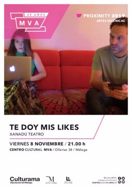 Cartel de 'Te doy mis likes', comedia sobre dos influencers obsesionados con las redes sociales