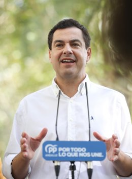 Juanma Moreno este viernes.