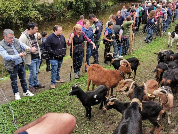 Rubén Gómez en la feria de Arredondo