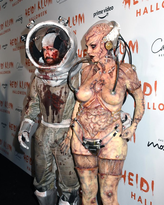 October 31, 2019 - New York, New York, United States: Tom Kaulitz and Heidi Klum attend the 20th Annual Heidi Klum Halloween Party, presented by Amazon Prime Video and SVEDKA Vodka. Held at Cathedrale Restaurant at Moxy East Village. (PIP/Contacto)
