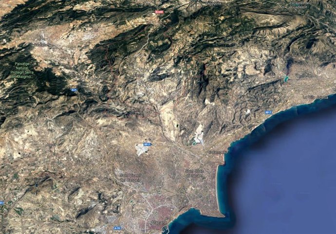 Localización de Xixona/Jijona (Alicante)