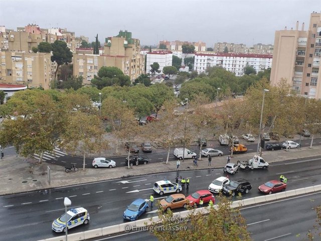 Accidente registrado este sábado en la capital