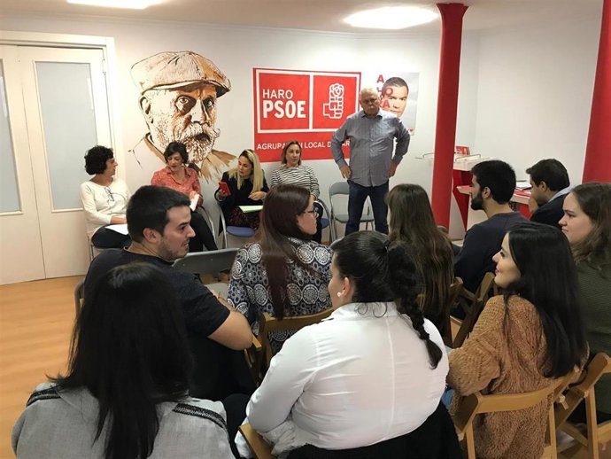 Acto del PSOE de La Rioja en Haro
