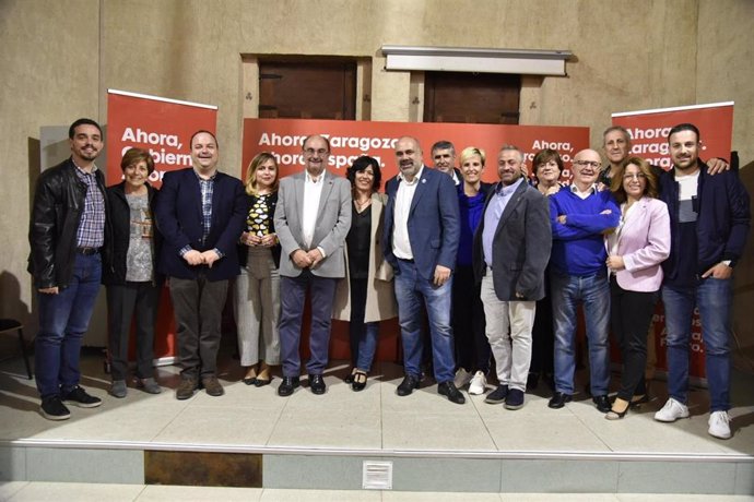 Acto electoral de los socialistas aragoneses en La Almunia.