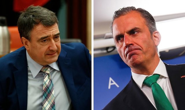 Aitor Esteban y Javier Ortega Smith